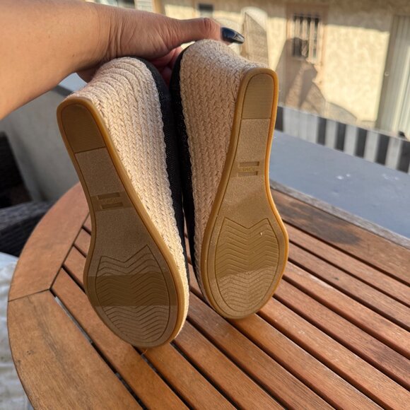 Toms Womens Peep Toe Wedge Heels Espadrille Style Size 10 W NWOB - Picture 6 of 8